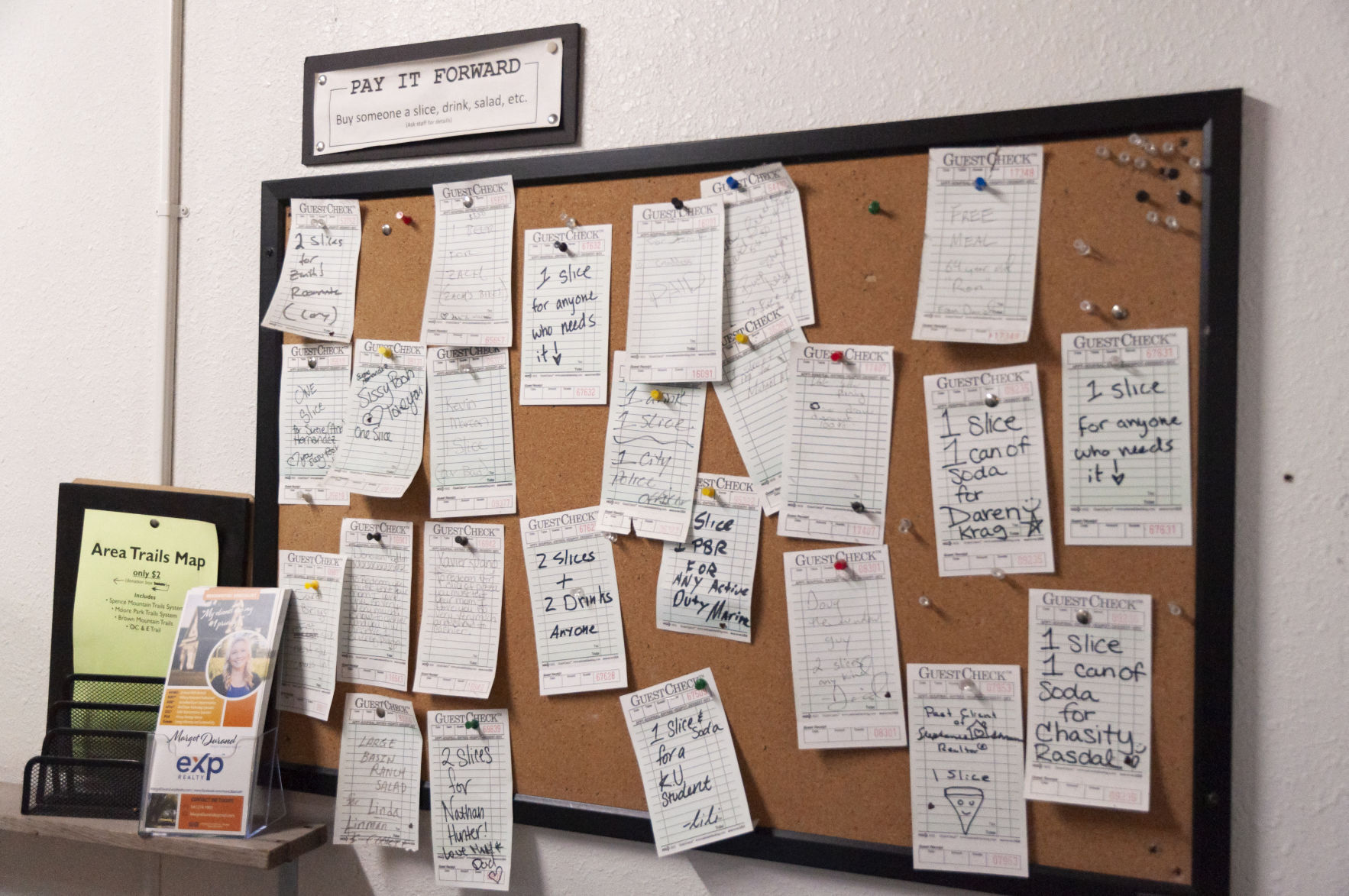 'Pay it forward' board